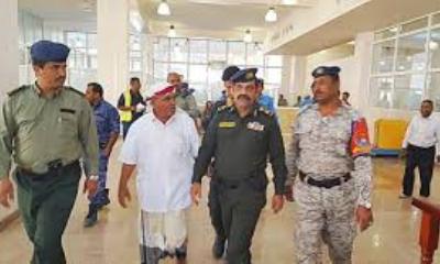مدير الأمن يتفقد مستوى خدمات جوازات مطار سيئون الدولي