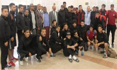 بعثة المنتخب الوطني الأولمبي تعود الى اليمن بعد مشاركتها في تصفيات كأس آسيا لكرة القدم