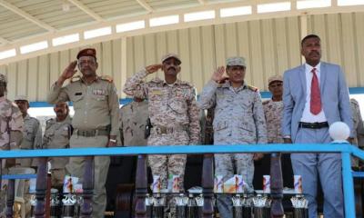 القائد البحسني يشارك لواء بارشيد حفل ذكرى تأسيسه الثالثة