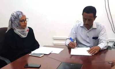 العمودي يوقع اتفاقية عمل مع منظمة الاغاثة الدولية حول تدخلها عبر برنامج معالجة ووقاية سوء التغذية الحاد المتوسط 