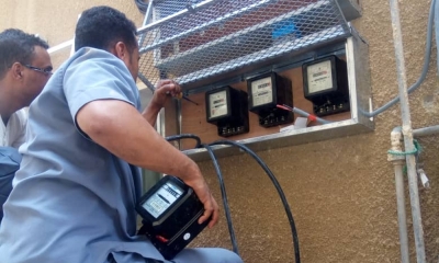 إدارة التفتيش الفني بكهرباء منطقة ساحل حضرموت تُدشّن حملة اخراج العدادات من داخل العمارات السكنية