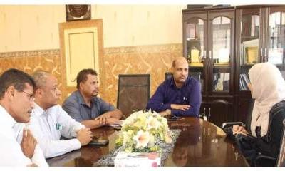 مدير عام صحة ساحل حضرموت الدكتور الجريري يلتقي مدير عام مؤسسة الخير للتنمية الاجتماعية