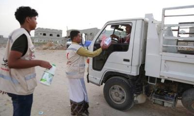 بلغ 20 ألف مستفيد من حملة إفطار صائم التي أطلقتها الإمارات في حضرموت 