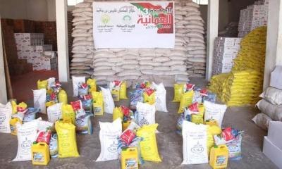 جمعية السعادات بالشحر تدشن توزيع 16000 سلة غذائية من المكرمة العمانية