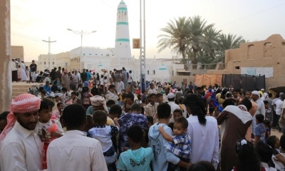 ليلة النصف من رمضان 8 مساجد يحتفلن بختاميها بمدينة سيئون