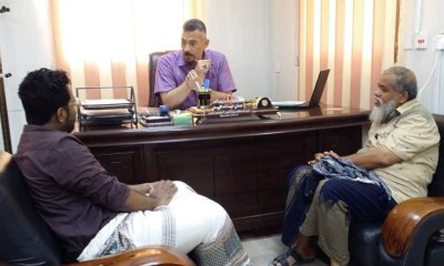 نائب رئيس الوزراء وزير الشؤون الاجتماعية بحكومة اطفال وشباب اليمن في زيارة لمكتب وزارة الشؤون الاجتماعية والعمل بحضرموت الساحل