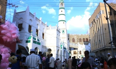 مسجد رياض الجنة ورباط العلم الشريف ينفردان بختائم ليلة 19 من رمضان بمدينة سيئون