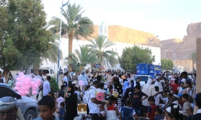 في ليلة 21 رمضان 7 مساجد بمدينة سيئون تشهد ختائم توديع شهر رمضان