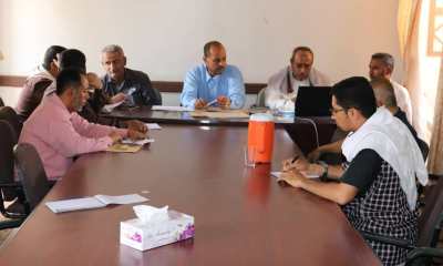 فتح مظاريف المناقصات لمشاريع البرنامج الإستثماري بمديرية سيئون