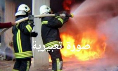 إندلاع حريقان في مكتب التربية وإذاعة المكلا بحضرموت