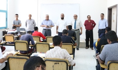 تدشين اختبارات المفاضلة للقبول للعام الجامعي 2019- 2020م بكلية الهندسة والبترول بجامعة حضرموت