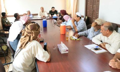 اجتماع أمني بسيئون يناقش السبل الكفيلة للحد من إطلاق الأعيرة النارية في الأعراس والمناسبات