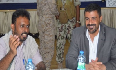 محافظ عدن يلتقي وكيل أول حضرموت والوفد المرافق له