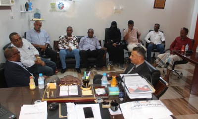 سعادة سفير جمهورية الصومال بزيارة مكتب وزارة الشؤون الاجتماعية والعمل بحضرموت الساحل