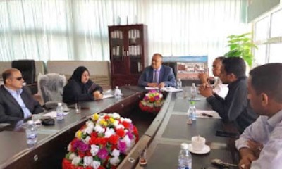 تحسين الخدمات لمسافري اليمنية عبر مطار سيئون الدولي في اجتماع تم مناقشته بسيئون