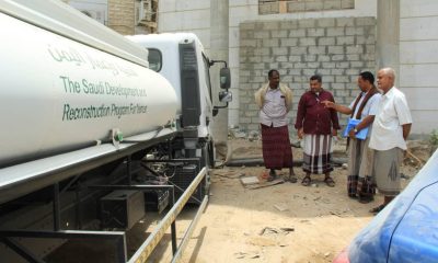 الادارة العامة للمياه ساحل حضرموت تسلم مديرية الضليعة صهريج مياه مقدم من البرنامج السعودي 