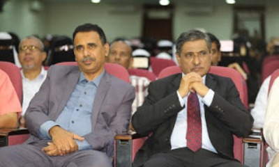 محافظ حضرموت يشيد بنجاحات مكتب تربية ساحل حضرموت في استقرار العملية التعليمية ومتابعة أوضاع المعلمين المتعاقدين