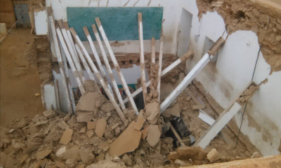 تضرر منازل جراء الأمطار والسيول في وادي حضرموت