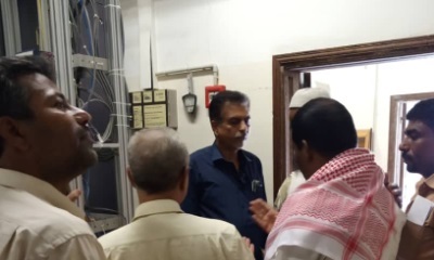 مدير عام القطن يتفقد العمل في توسعة خطوط الانترنت وزيادة مخارج القنوات بالشبكة بالمركز الرئيسي