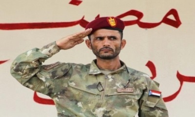 مستشار محافظ حضرموت الشيخ صالح ربيع بن عجاج يعزي في استشهاد العميد ابو اليمامة ورفاقه