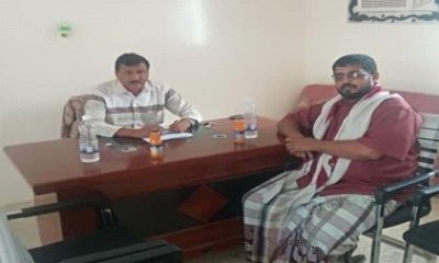 مدير مكافحة المخدرات بساحل حضرموت يزور أمن مديرية دوعن