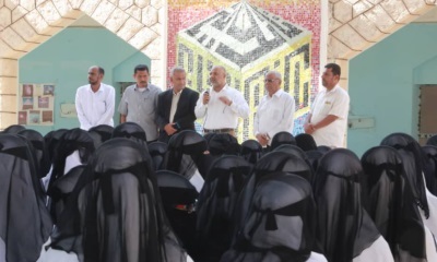 الوكيل الكثيري يدشين العام الدراسي الجديد 2019 / 2020 م بمدارس التعليم العام والجامعي في وادي حضرموت