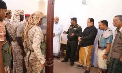 الكثيري والعوبثاني يدشنان عملية توزيع قوة الانتشار الأمني في خمس مديريات بوادي حضرموت والصحراء 