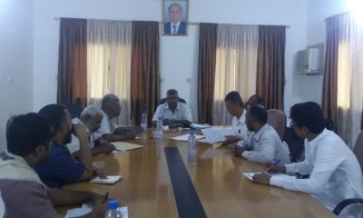 فتح مظاريف طباعة فواتير استهلاك المياه الشهرية لمؤسسة المياه بحضرموت