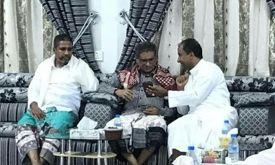 محافظ حضرموت يقدّم واجب العزاء في وفاة الشيخ خالد سالمين محمد بن هلابي