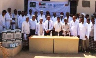 تدشين حملة التحصين ضد مرضي طاعون المجترات الصغيرة وجدري الأغنام والماعز بوادي حضرموت