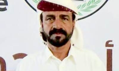 الوكيل المساعد لشئوون الصحراء ينعي استشهاد المقدم بندر العتيبي قائد قوات التحالف بوادي وصحراء حضرموت ورفاقة