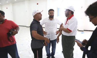 إنجاز 90 % من مشروع بناء وتجهيز مجلس حضرموت للمناسبات والمؤتمرات بالمكلا الممول من دولة الإمارات العربية المتحدة