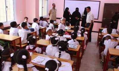وكيل الوزارة _ مدير تربية حضرموت يطلع على سير الدراسة في عدد من مدارس مديرية المكلا