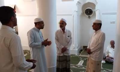 مدير عام الأوقاف بحضرموت في زيارة لمكتب نظارة أوقاف الحبيب علي بن عبدالله ومسجد السقاف بحي الحوطة سيئون.