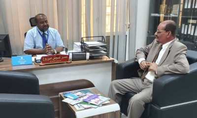 الوكيل التميمي يطلع على مستوى الخدمات المصرفية المقدمة في فرع بنك التضامن الإسلامي الدولي بسيئون
