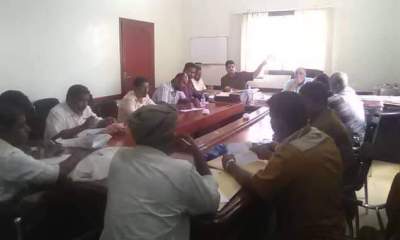 فتح مظاريف لجنة المناقصات للمكتب التنفيذي بمديرية المكلا لعدد (6) مشاريع للعام 2019م