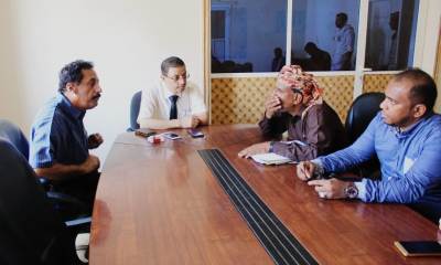 مدير عام مكتب وزارة التعليم الفني والتدريب المهني يلتقي بنائب مدير هيئة العقار