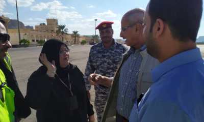 رئيس مجلس ادارة شركة الخطوط الجوية اليمنية الكابتن العلواني يختتم زيارته لوادي حضرموت