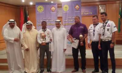 اليمن يحرز كاس المركز الاول في مسابقة الطوافات بالكويت بواسطة القائد عبدالله باسيف
