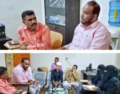 مدير عام مديرية تريم يناقش مع الاطر الثقافية المجتمعية عمليات حصر الموروث الثقافي بوادي حضرموت