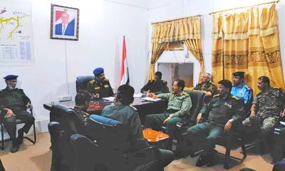 العميد العوبثاني يرأس اجتماع لمناقشة الحالة الأمنية بوادي حضرموت والخدمات التي تقدم للمواطنين