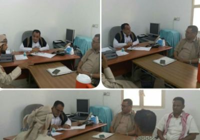 مدير عام شبام يناقش مشكلة إعتراض فرق القطع من قبل بعض المستهلكين من الكهرباء
