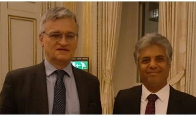 النائب الثاني لرئيس مؤتمر حضرموت الجامع يلتقي في استكهولم كلٌ على حدة مسؤولان سويديان