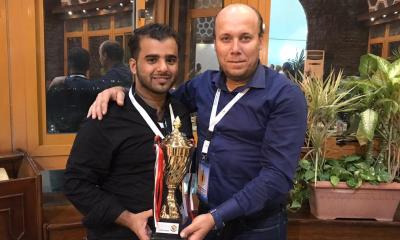 الاعلامي احمد سعيد مقد يحصد المركز الثالث في الملتقى الإعلامي الرياضي الثاني بالقاهرة