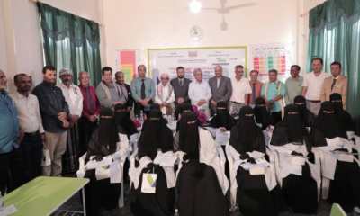 مدير عام المديرية يفتتح تأهيل طوارئ ومختبر مستشفى الجحي وتدشين السنة الثانية لدبلوم التمريض بدوعن