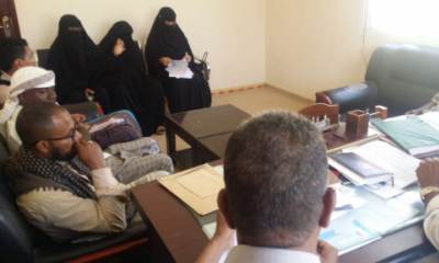 عضو المكتب التنفيذي بمجلس تنسيق جمعيات ذوي الإعاقة بوادي حضرموت يلتقي بمدير عام مديرية ساه