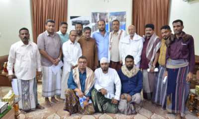 محافظ حضرموت يلتقي إدارتي النظافة والتحسين بساحل ووادي المحافظة ويطلع على مخرجات اللقاء الذي جمعهما