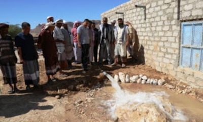 مدير عام مديرية تريم يفتتح ثلاثة مشاريع تنموية ممولة من شركة بترومسيلة