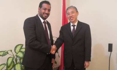 أمين عام مؤتمر حضرموت الجامع يلتقي بالسفير الصيني لدى اليمن