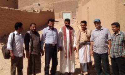 السلطة المحلية بمديرية رخية تتسلم مشروع خزان منطقة رضاوح ومشروع خط انابيب منطقة علوجة الممولان من الصندوق الاجتماعي للتنمية